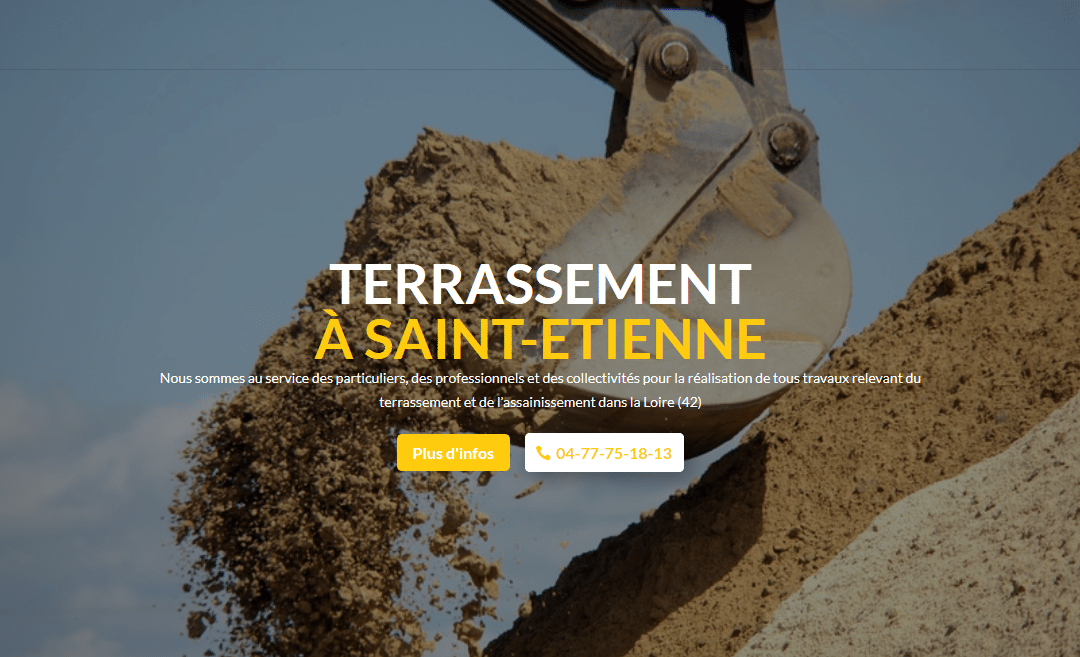 Terrassement à Saint-Etienne